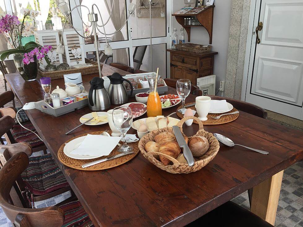 O melhor pequeno-almoço da Casa Traca no centro de Portugal