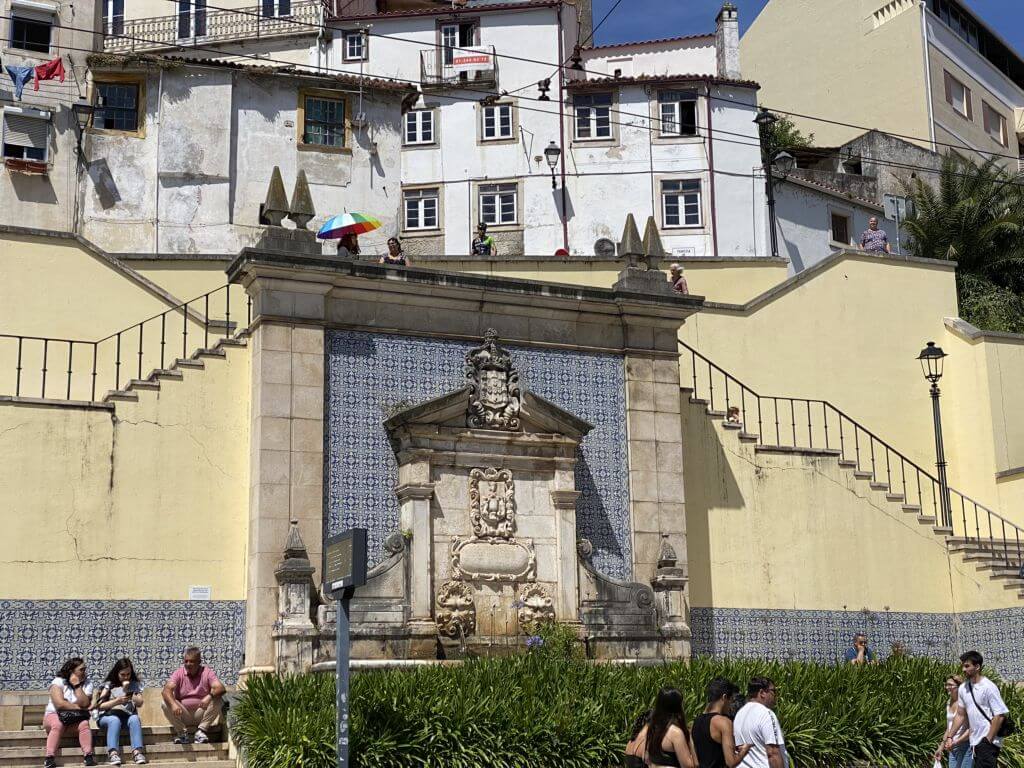 Coimbra wandeling naar optocht